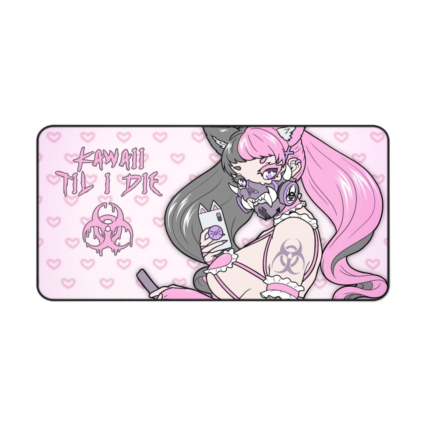Kawai Til I Die XL Desk Mat