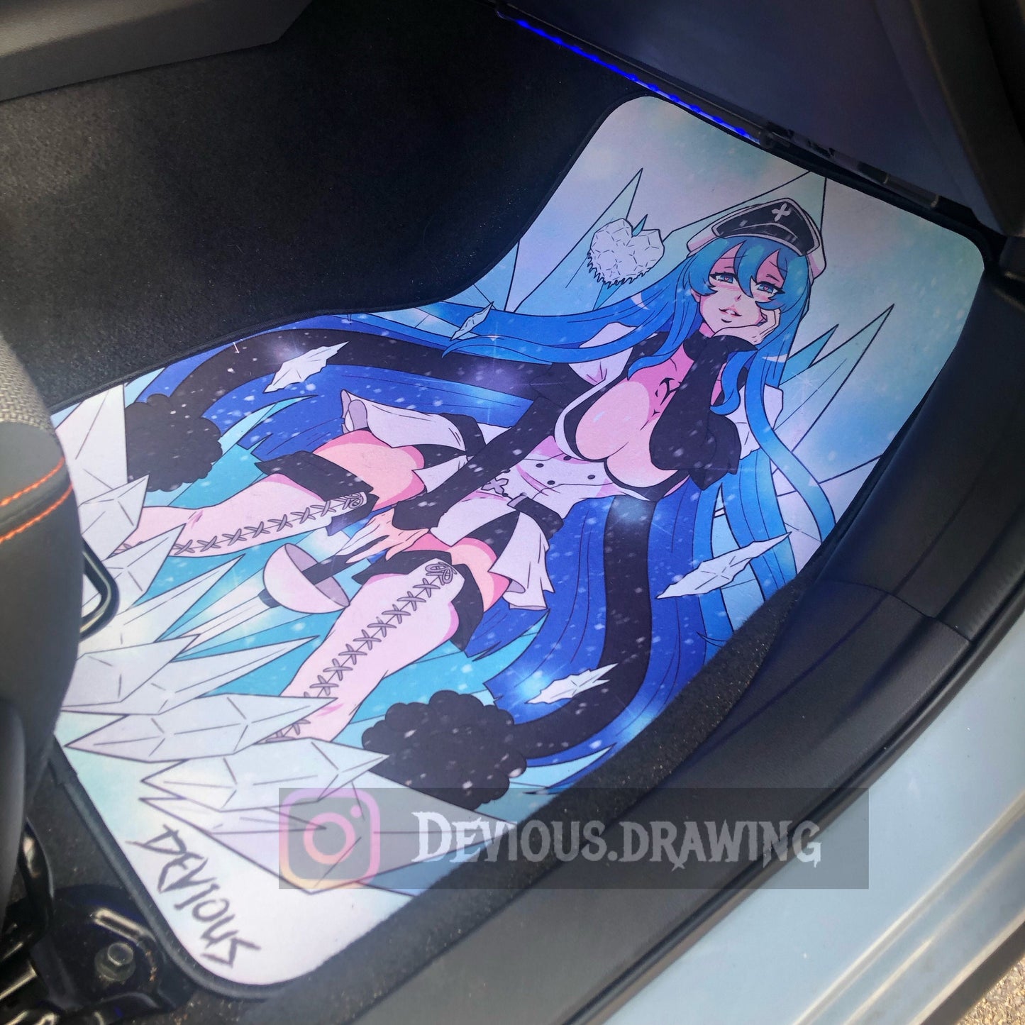 Ice Queen Car Mat