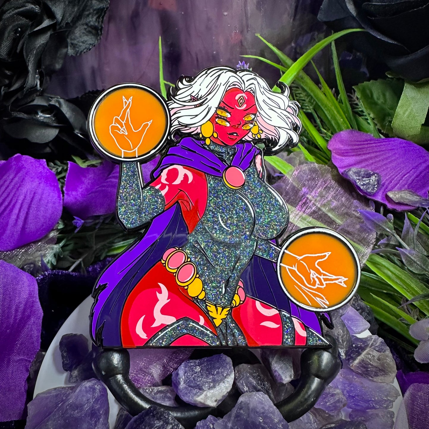 Sassy Spellcaster Enamel Pin