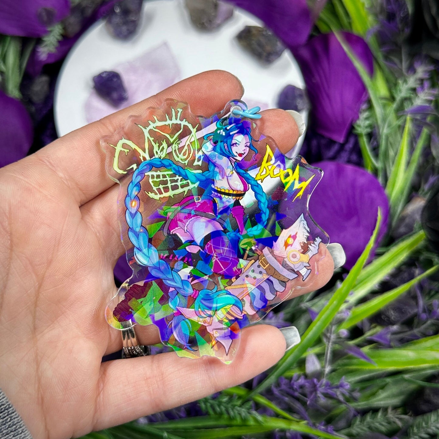 Boom! Holographic Charm