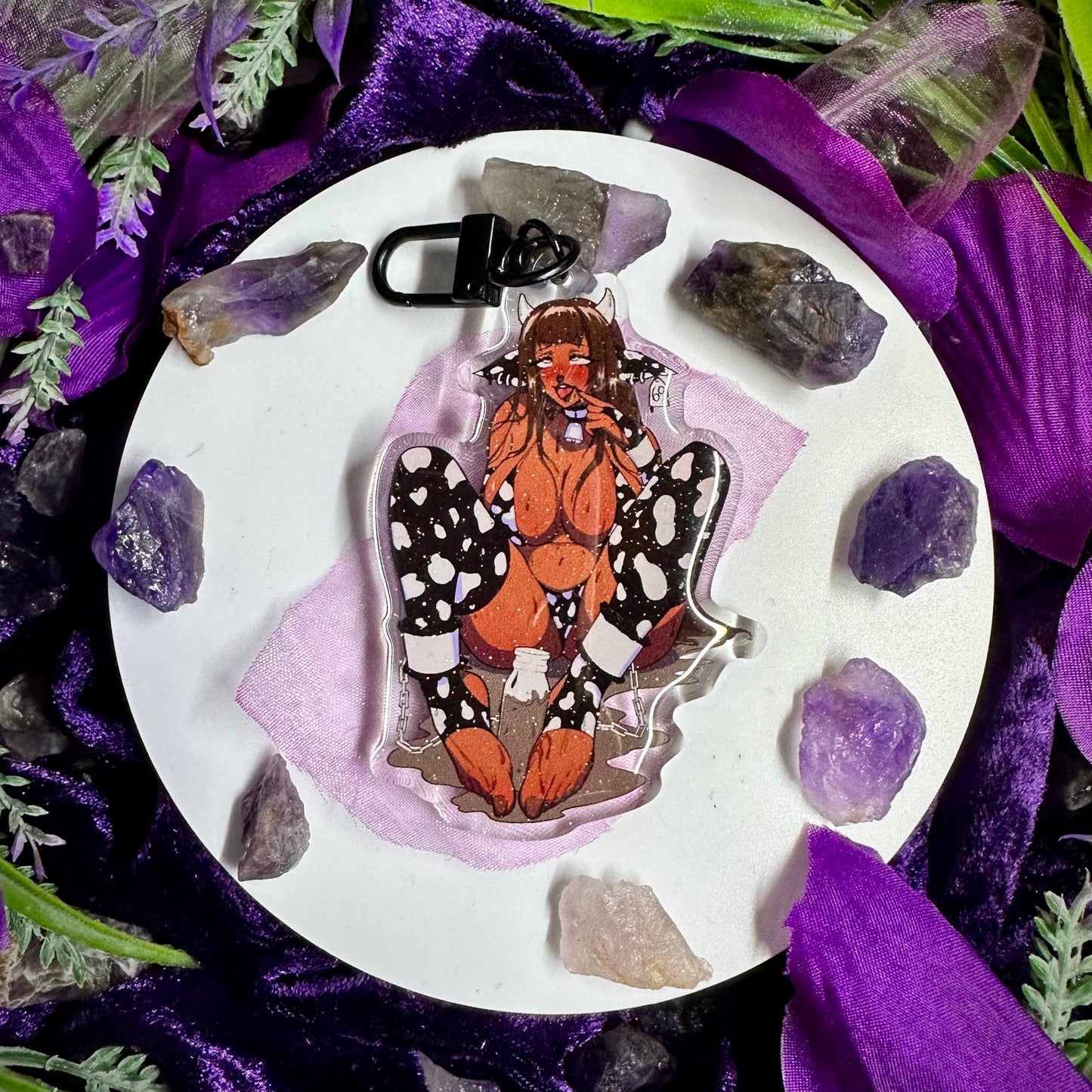 Milkers Glitter Charm