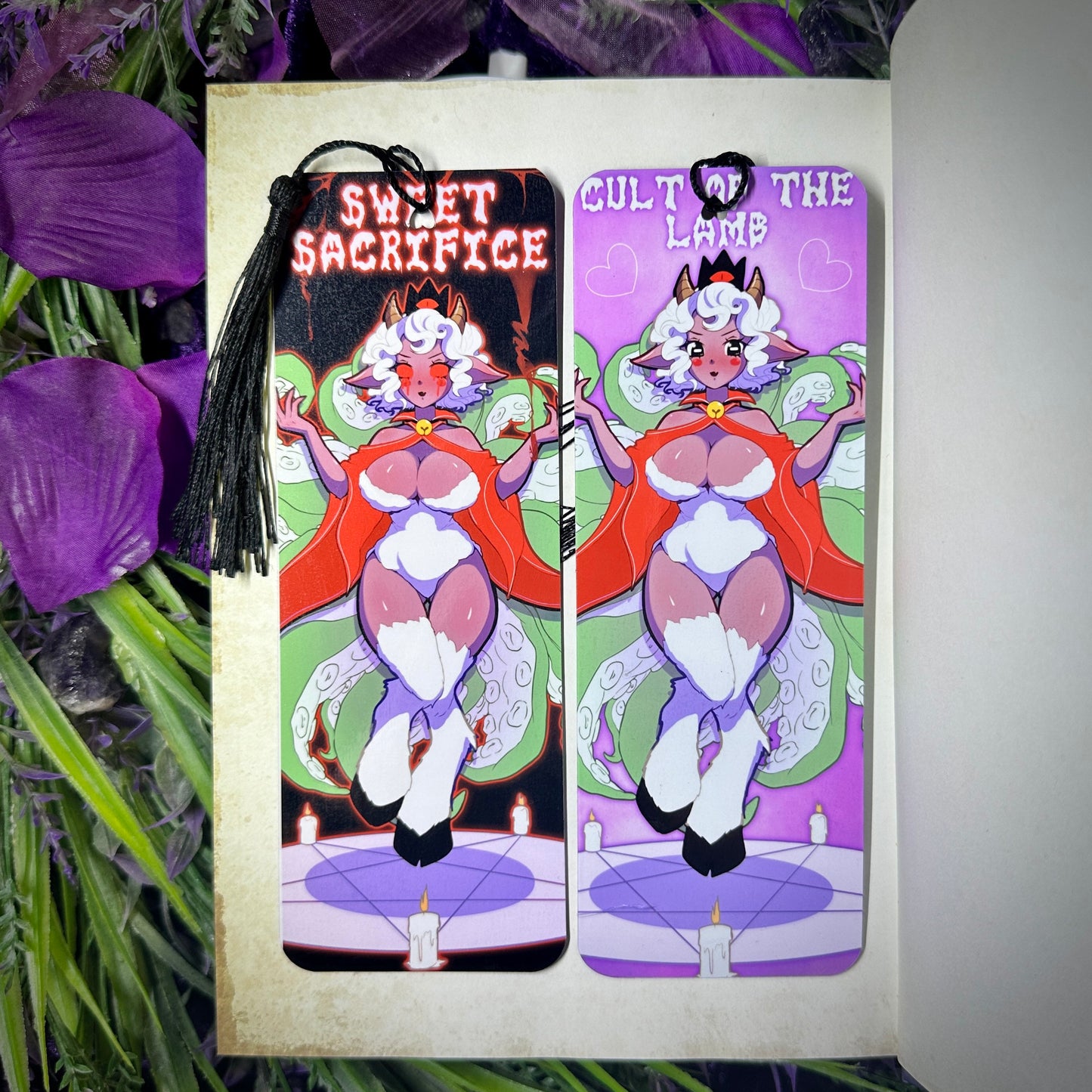 Sweet Sacrifice Lamb Bookmark Double Sided