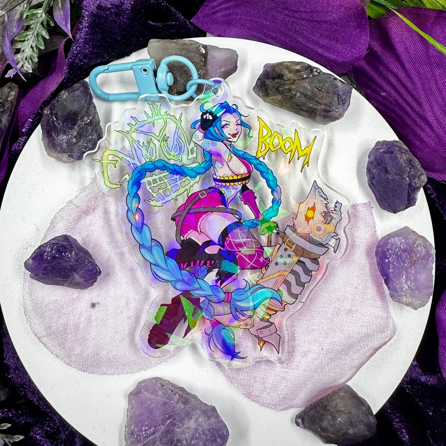Boom! Holographic Charm