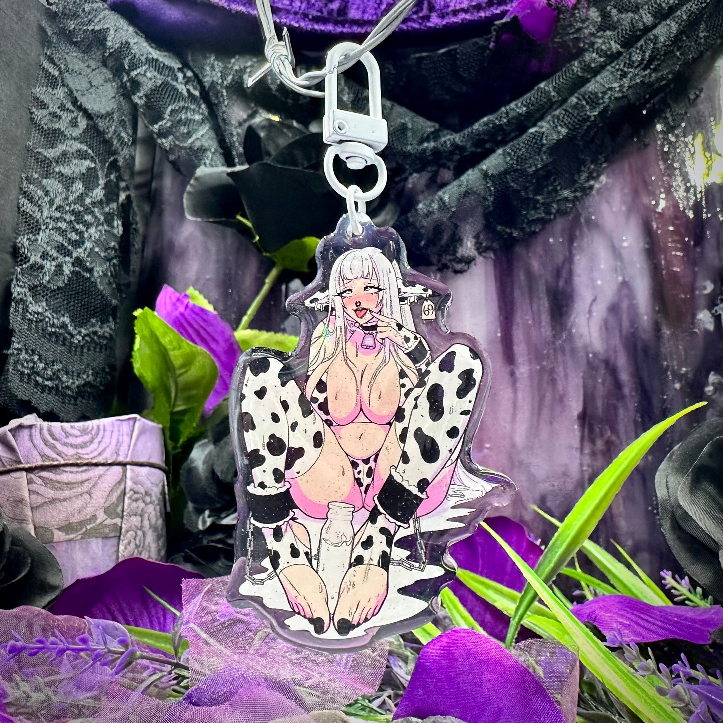 Milkers Glitter Charm