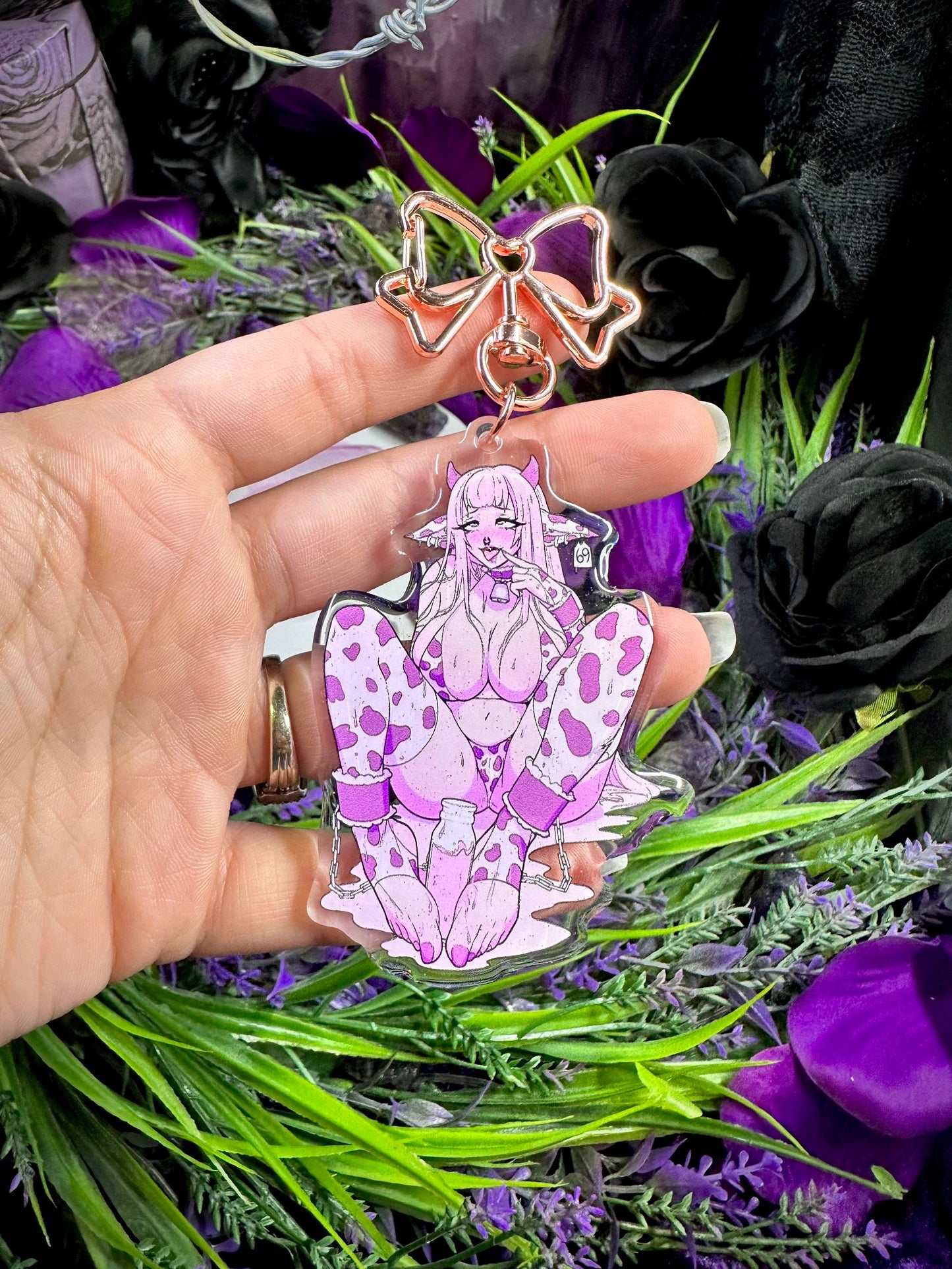 Milkers Glitter Charm