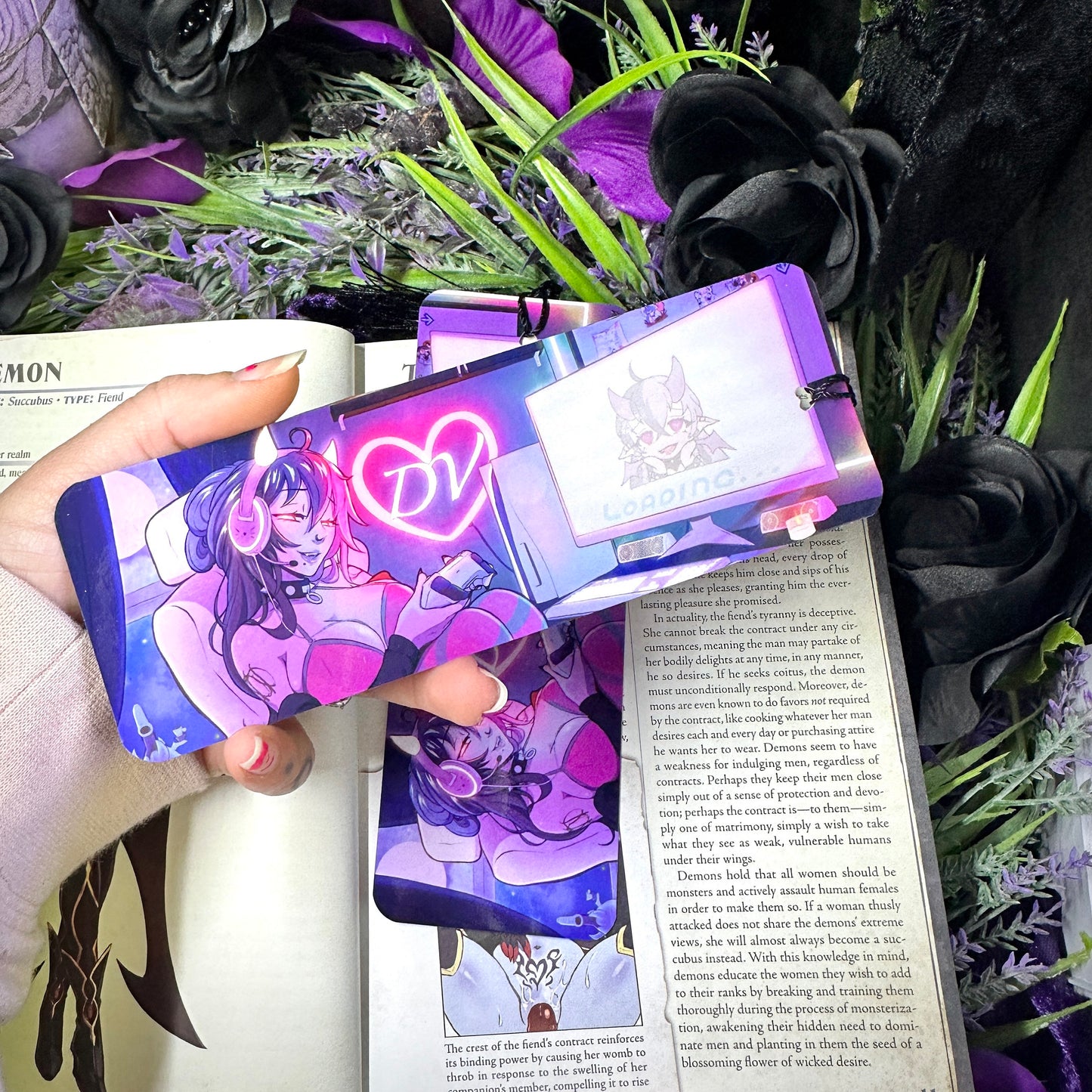 Video game DV Bookmark Double Sided