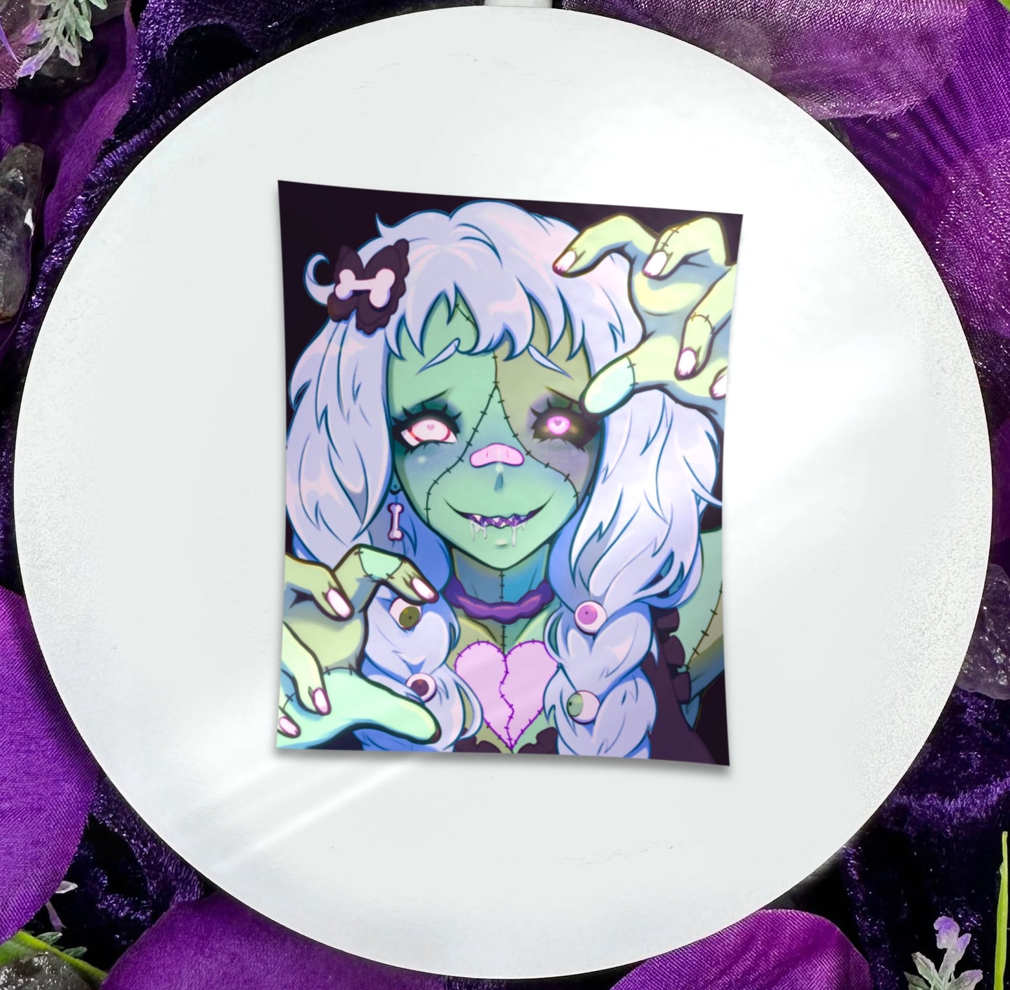 Hungry ZomBri Vinyl Sticker