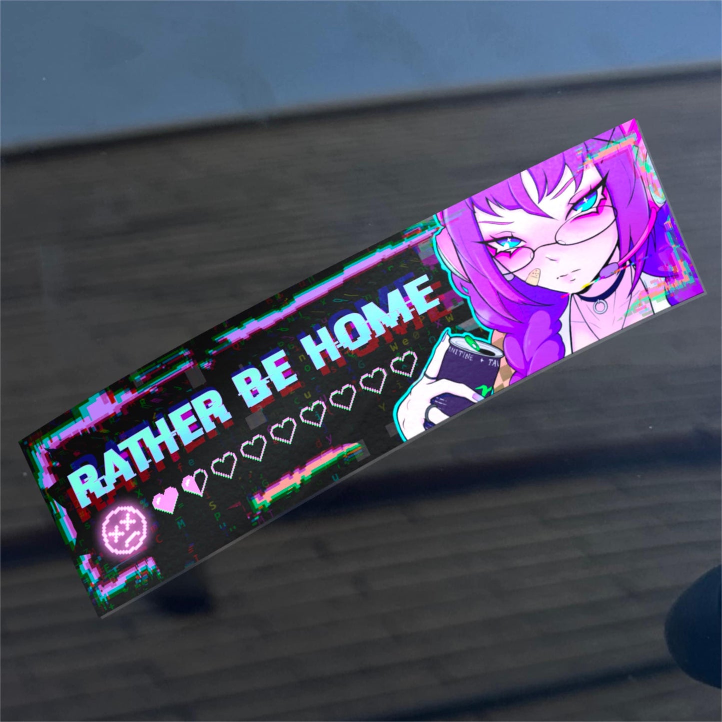 Rather Be Home Car Bumper Sticker