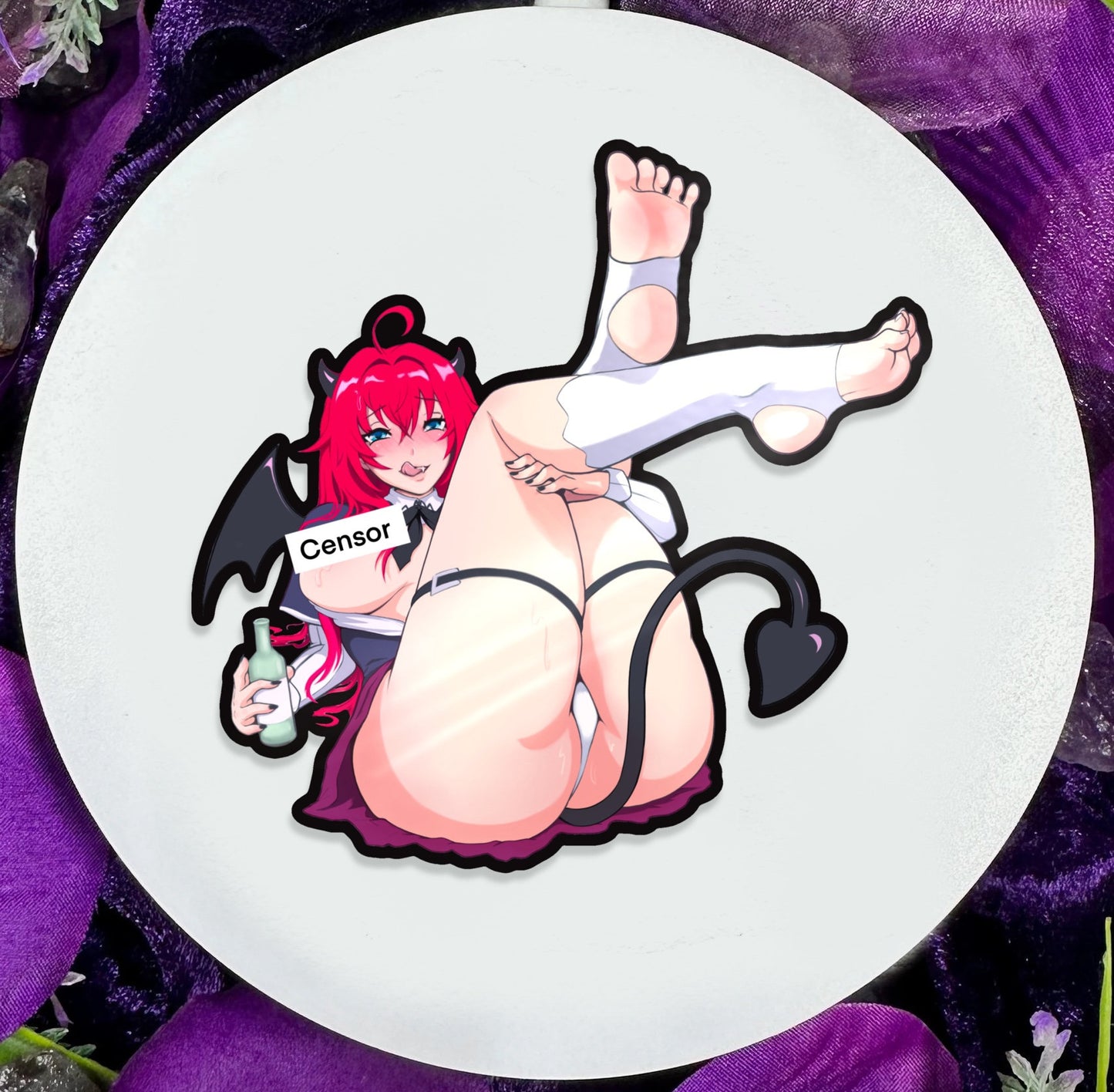 Drunk Demon NSFW Vinyl Sticker
