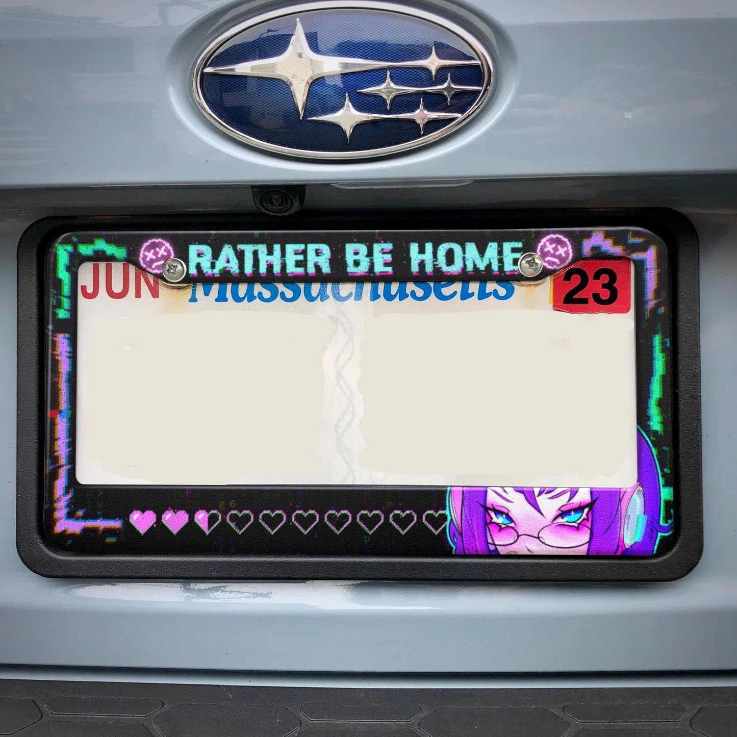 Rather Be Home License Plate Frame