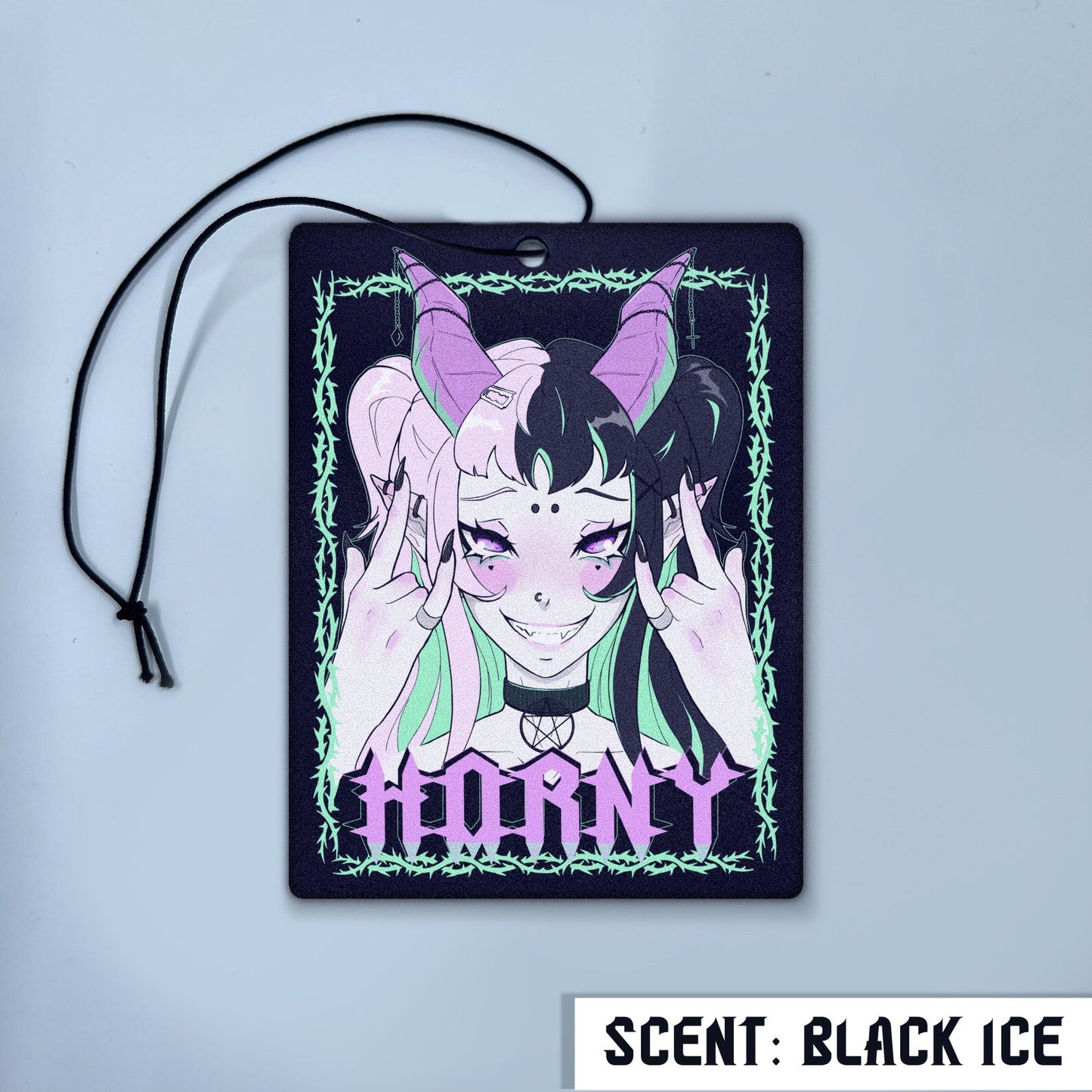 Black Ice Horny Air Freshener