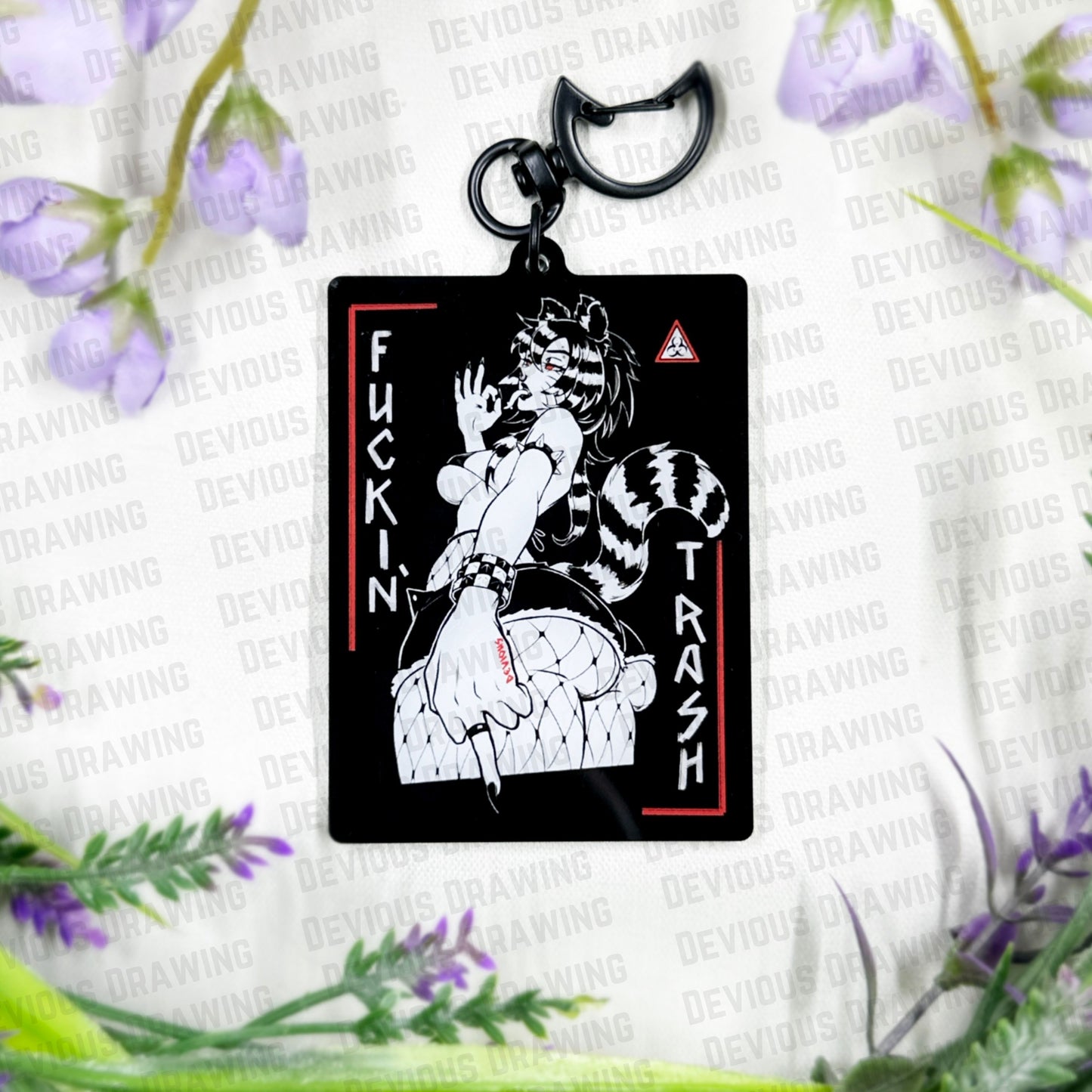 Fuckin' Trash Acrylic Charm