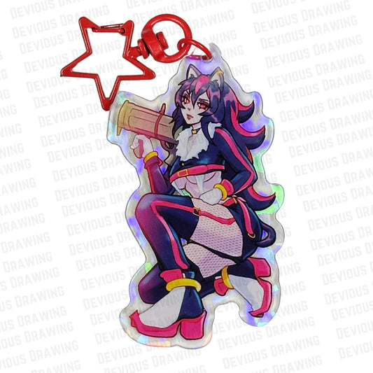 Fem Shadow Holographic Charm