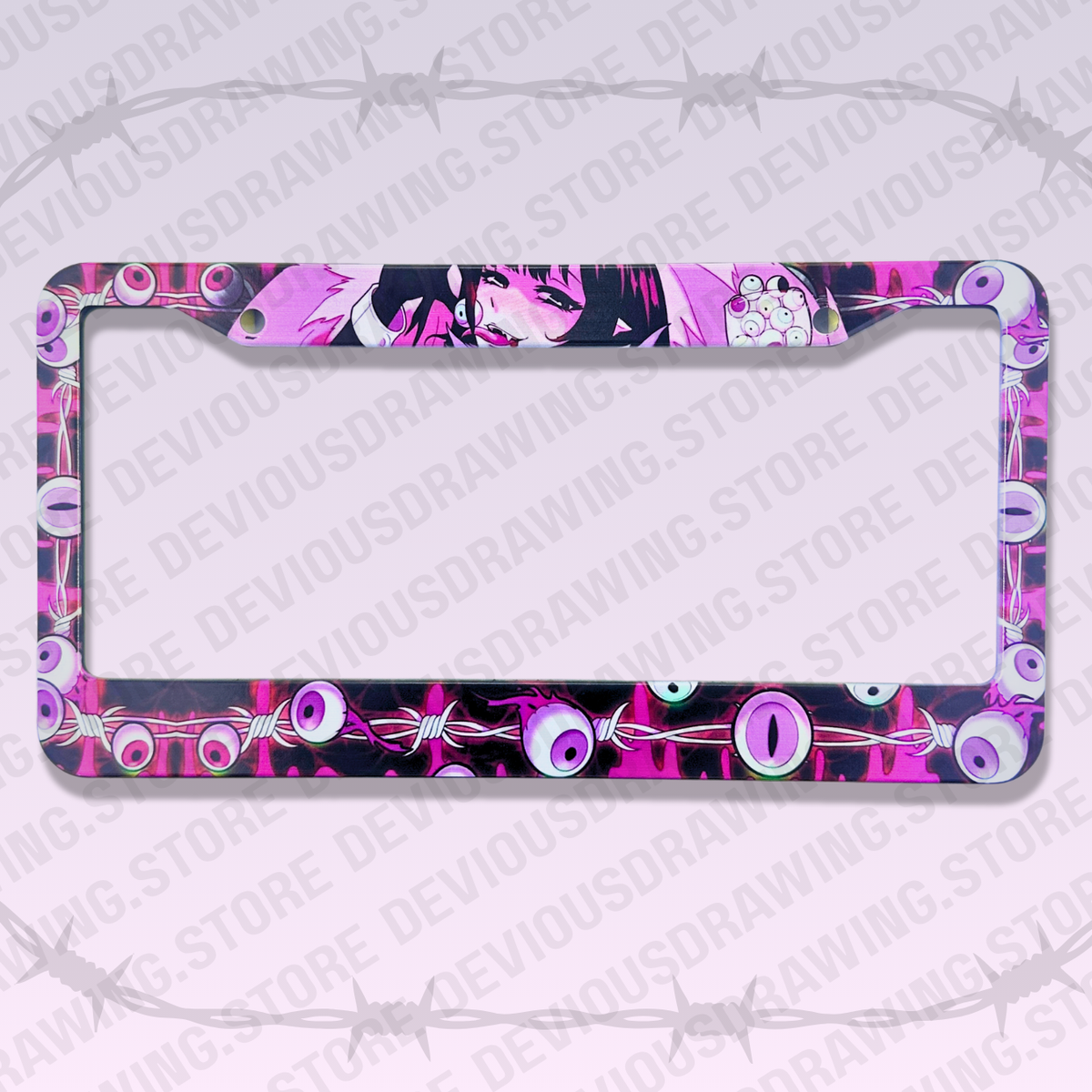 Succubus Sister License Plate Frame