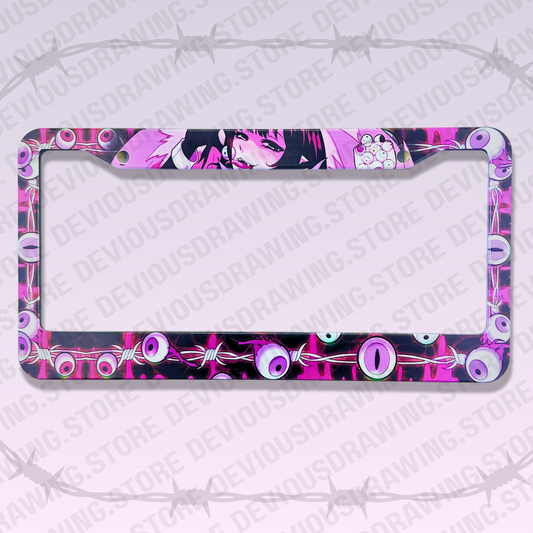 Succubus Sister License Plate Frame