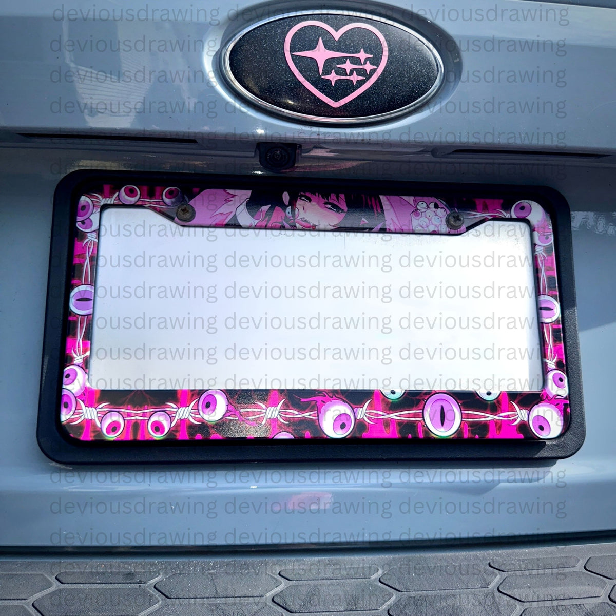 Succubus Sister License Plate Frame
