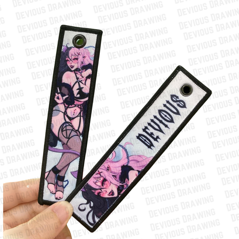 Devious One Keychains – Devious Drawing