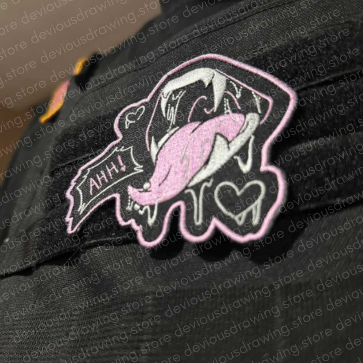 Fang Embroidered Patch | Hook & Loop