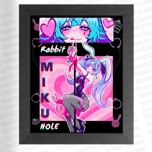 Rabbit Hole V2 Art Print