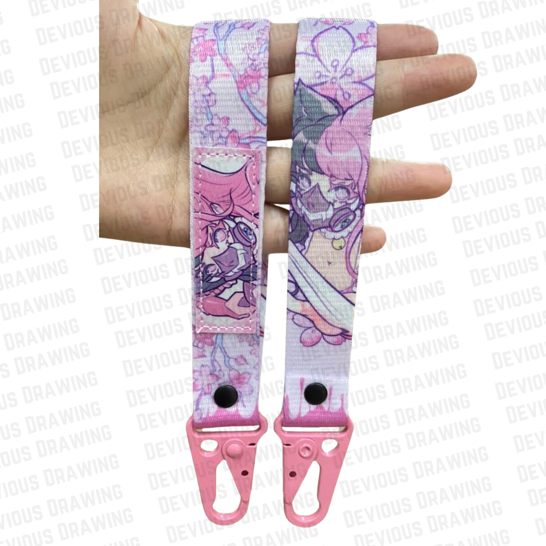 Kawaii Samurai Keystrap