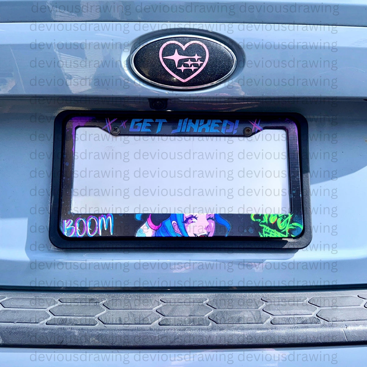 Jinxed License Plate Frame