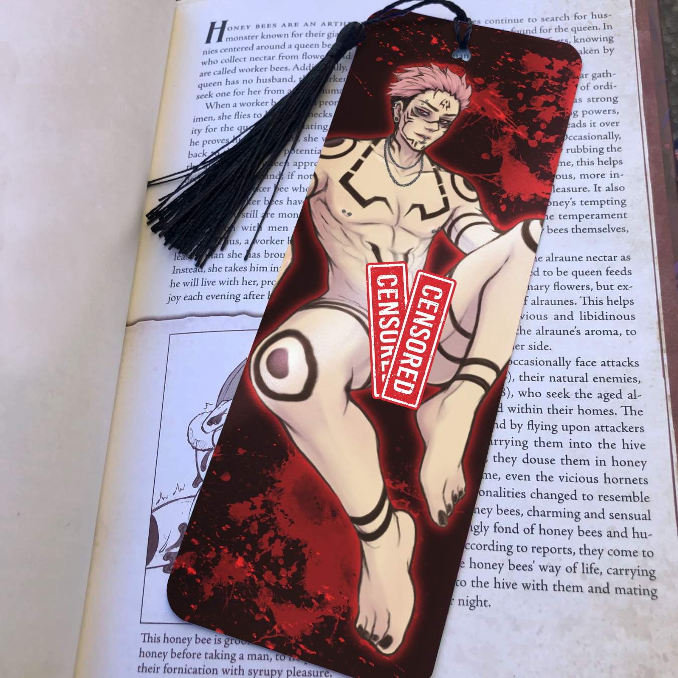 Mesmerizing Murderer Bookmark (NSFW)
