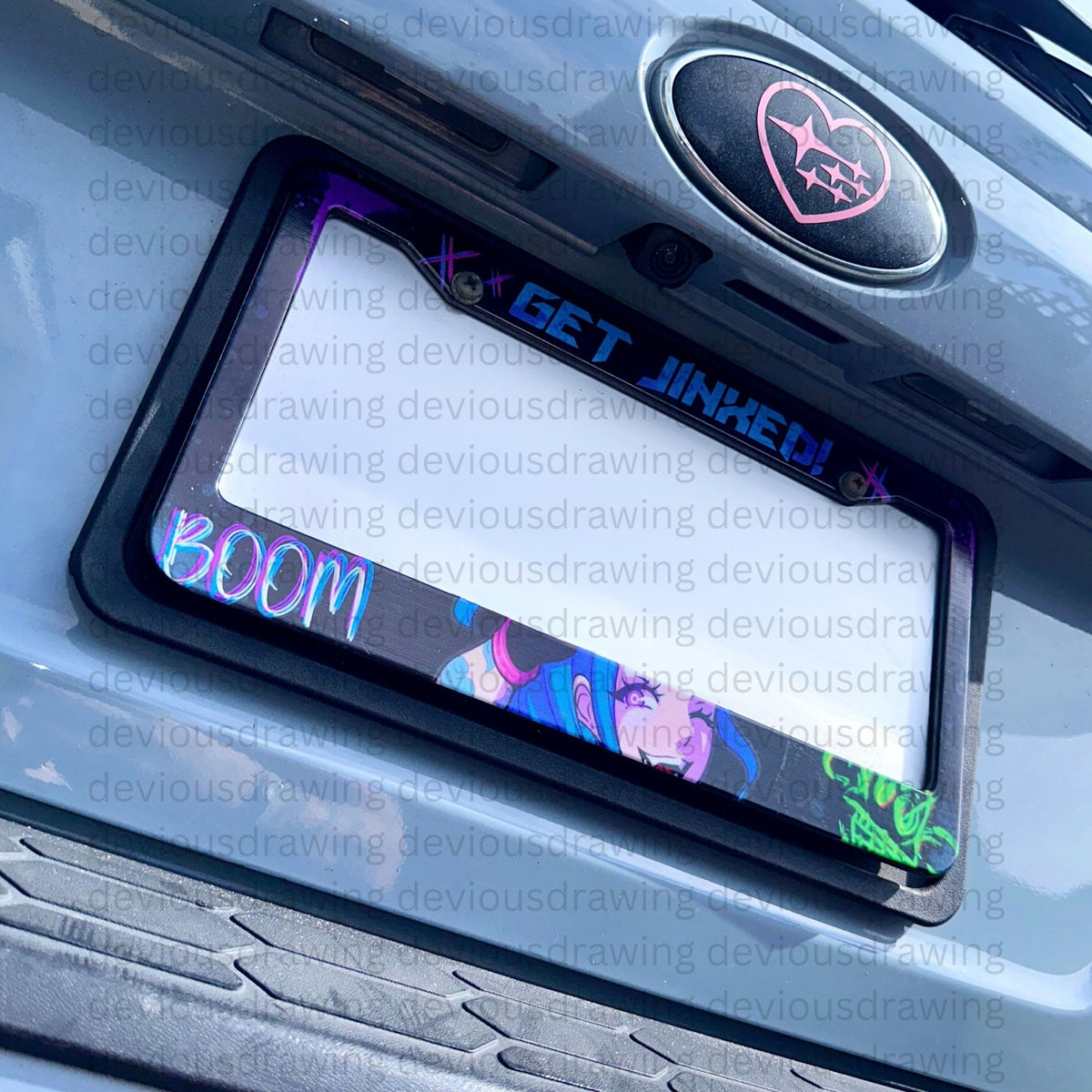 Jinxed License Plate Frame