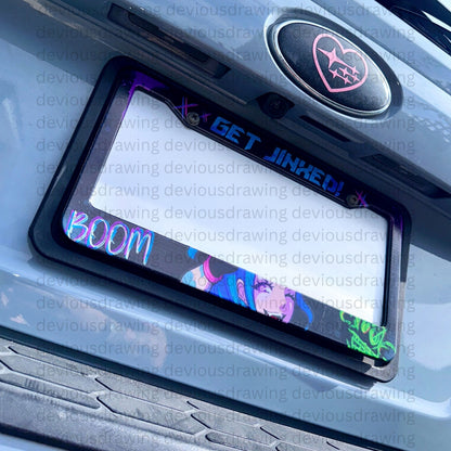 Jinxed License Plate Frame
