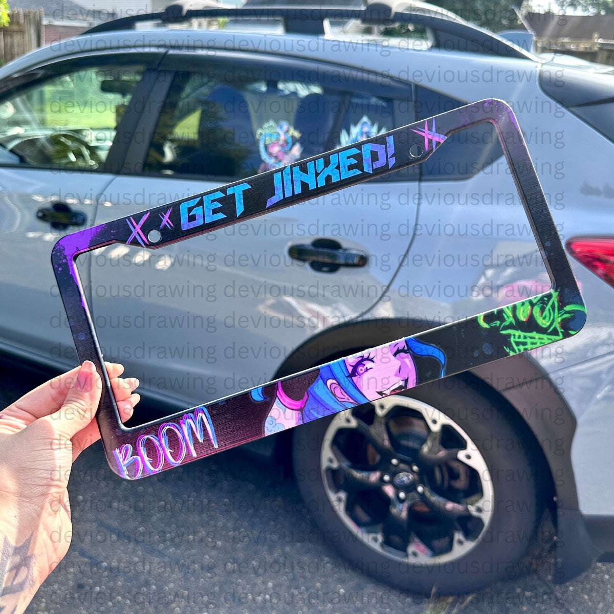 Jinxed License Plate Frame