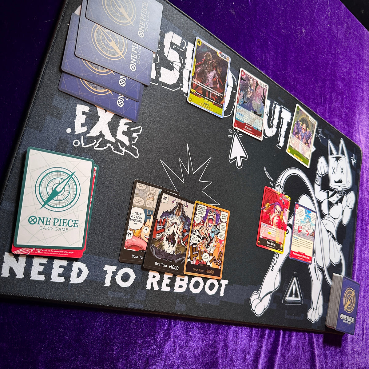 Crashed Out Playmat