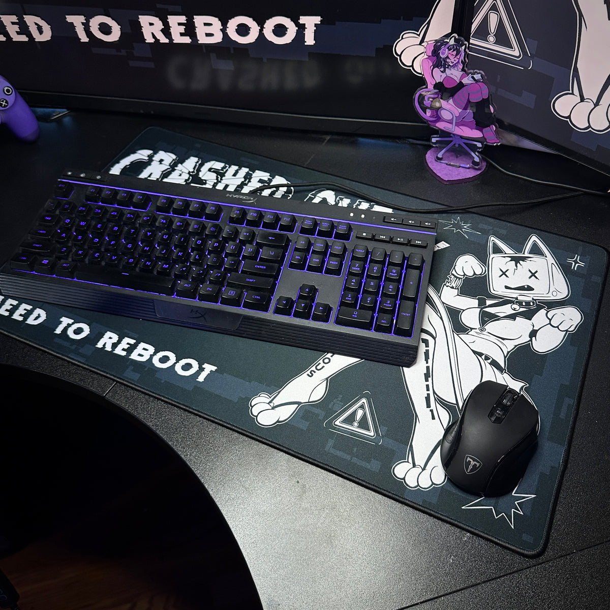 Crashed Out Playmat