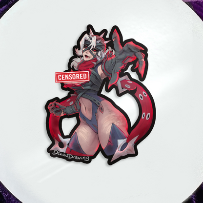 Malicious Miss Sticker (NSFW)