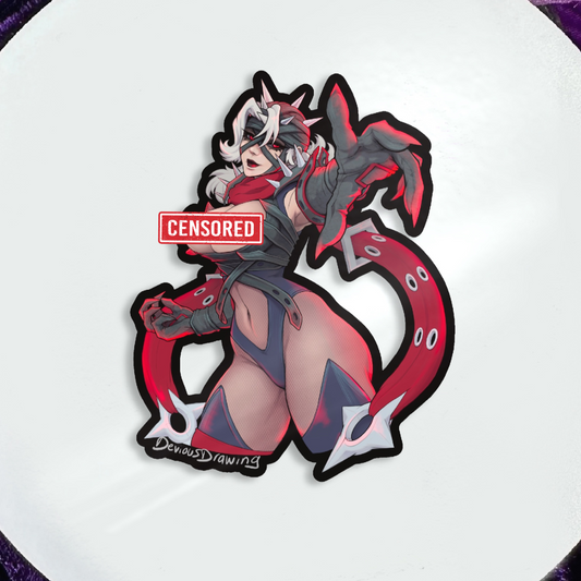Malicious Miss Sticker (NSFW)