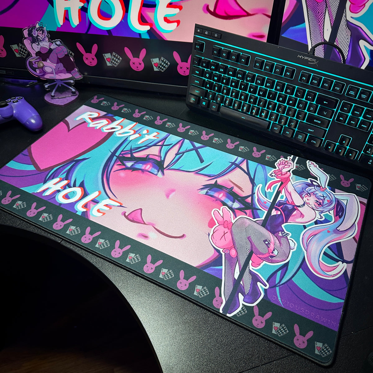 Rabbit Hole Playmat