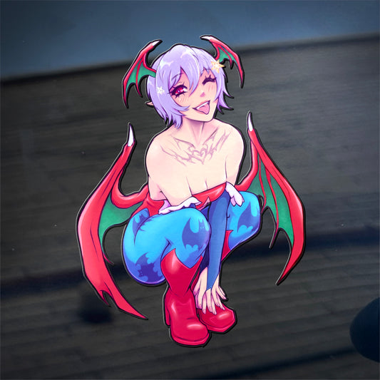 Split Succubus Car Sticker 6.5"