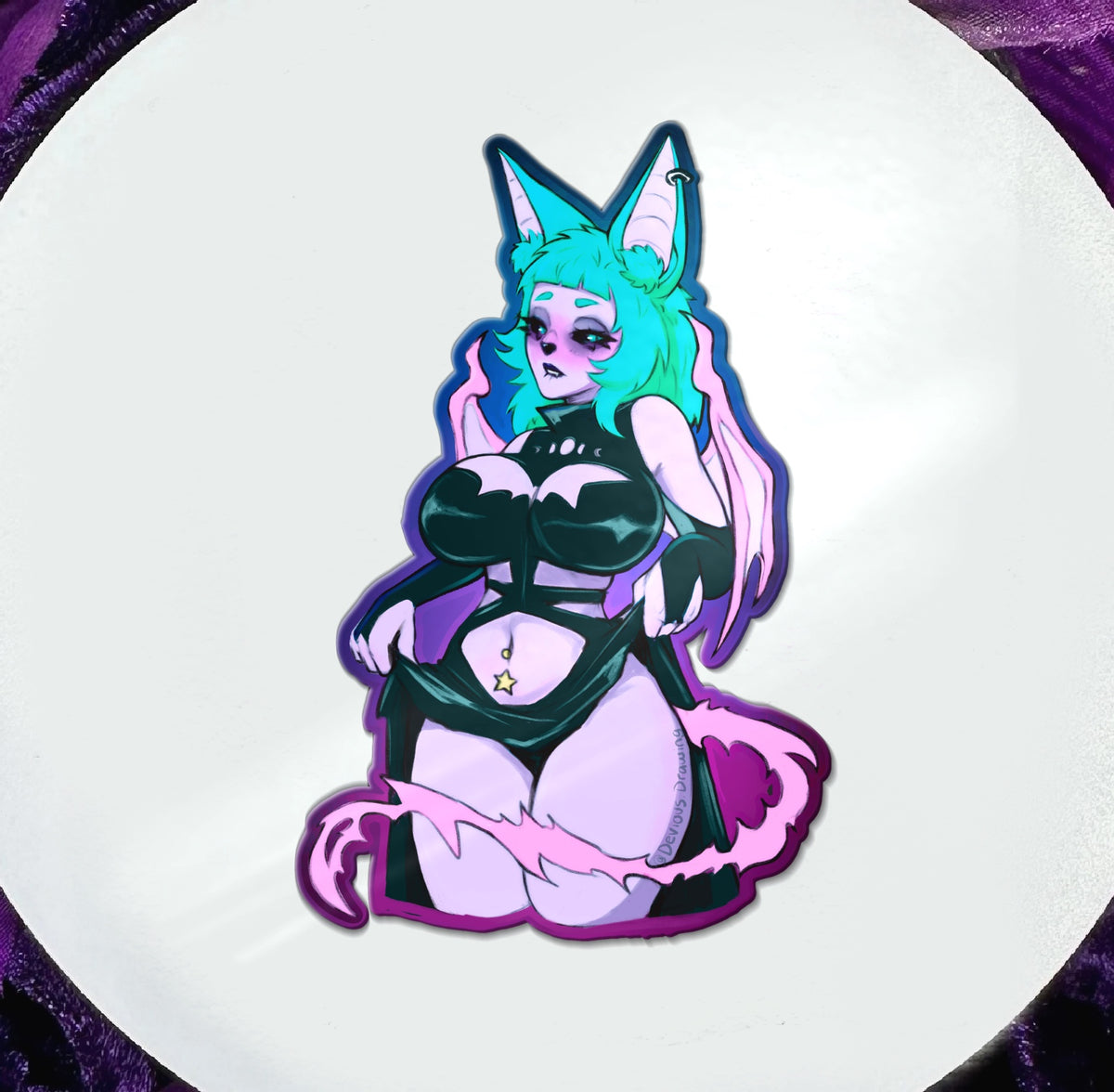 Naughty Nocturna Sticker
