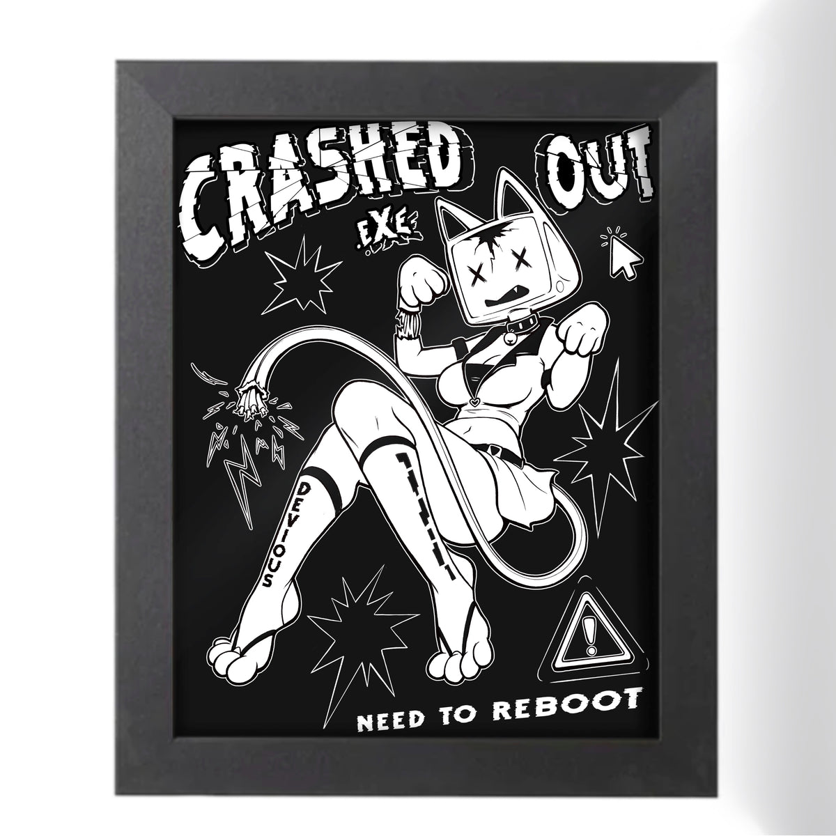 Crashed Out Print