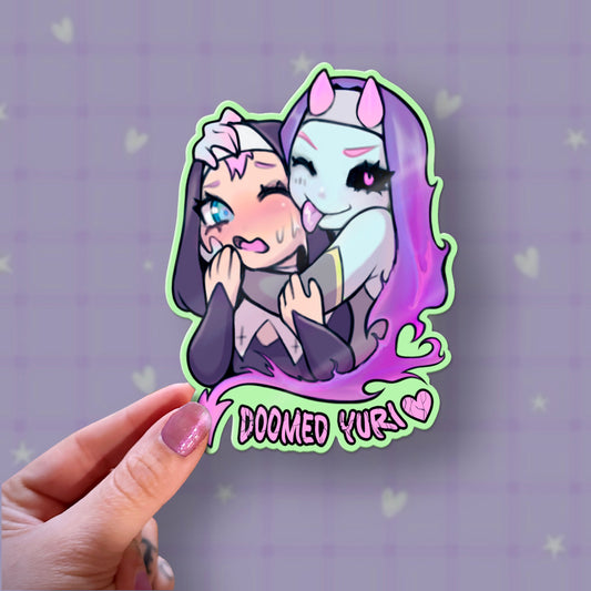 Doomed Yuri Sticker