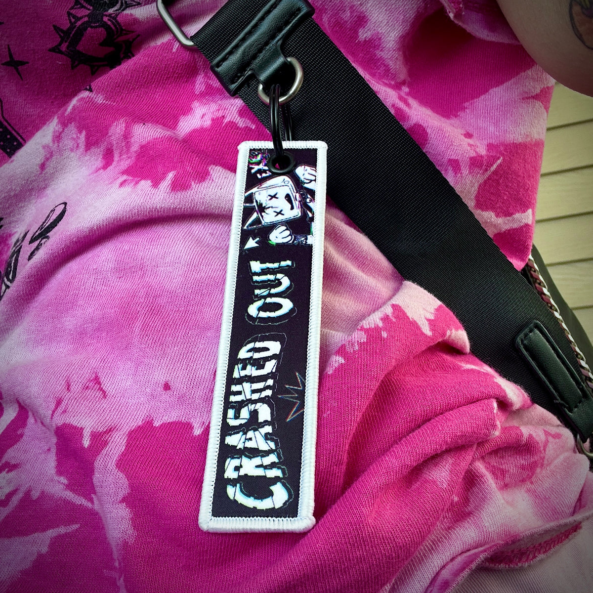 Crashed Out Jet Tag