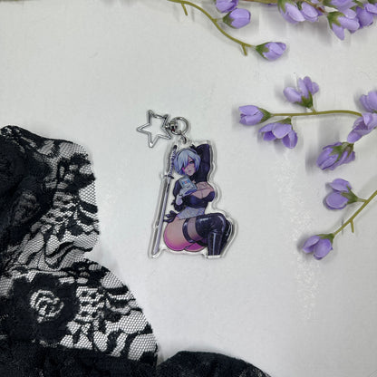 To Be Mobile Acrylic Charm