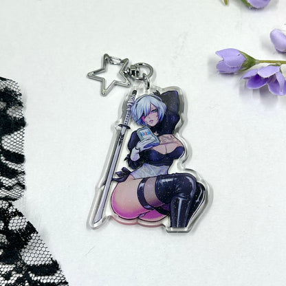 To Be Mobile Acrylic Charm