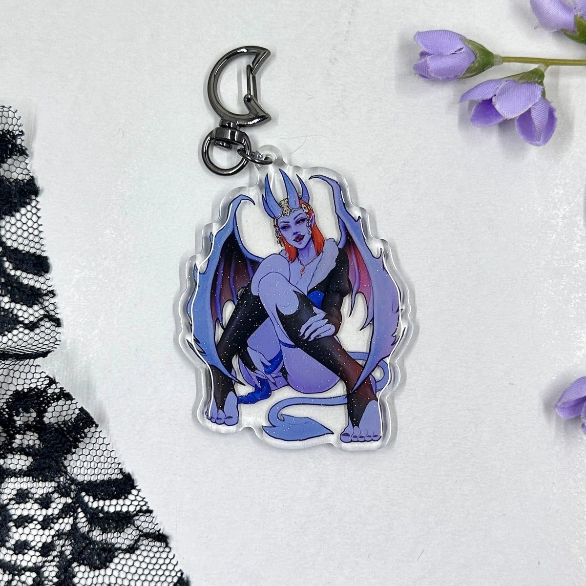 Flaunting Fiend Acrylic Charm