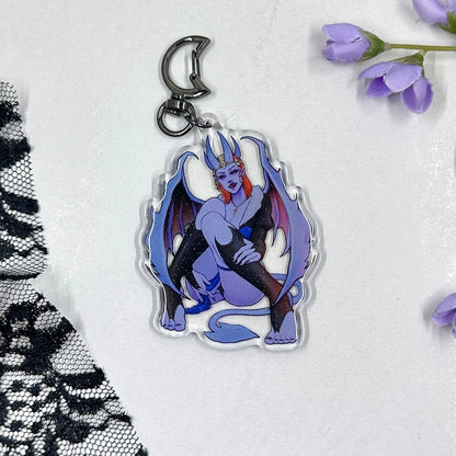 Flaunting Fiend Acrylic Charm