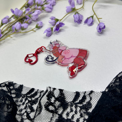 Hell Tied Acrylic Charm
