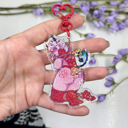 Hell Tied Acrylic Charm