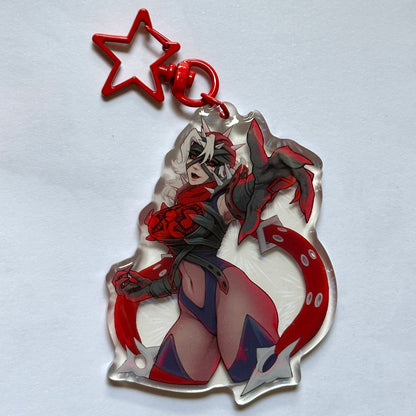 Malicious Miss Holo Acrylic Charm