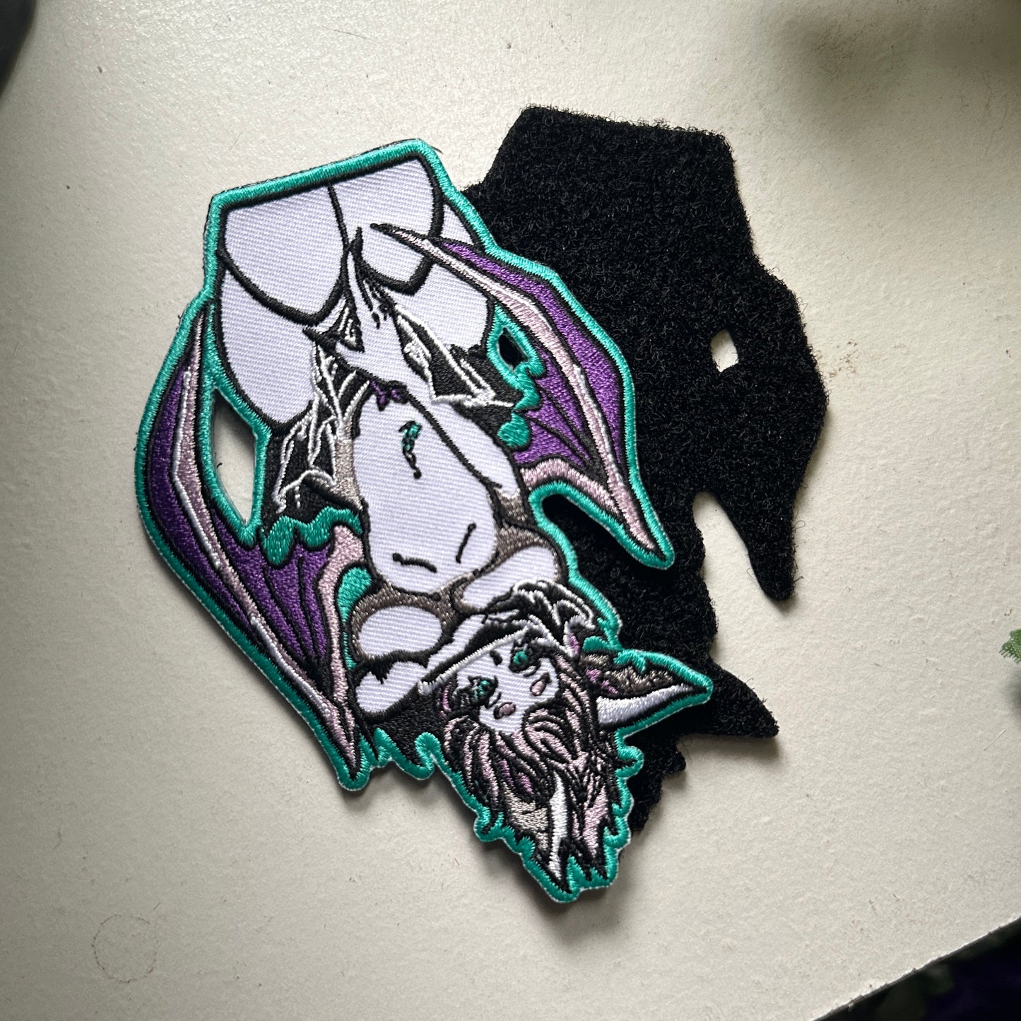 Nocturna Embroidered Patch | Velcro Hook & Loop