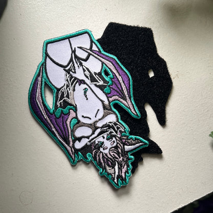 Nocturna Embroidered Patch | Velcro Hook & Loop