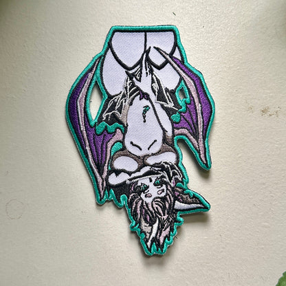 Nocturna Embroidered Patch | Velcro Hook & Loop
