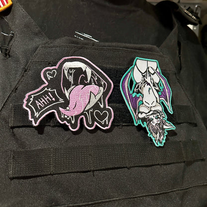 Fang Embroidered Patch | Velcro Hook & Loop